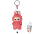POP MART Labubu V4 The Monsters Pin For Love Alphabet Plush Pendant - Letter N